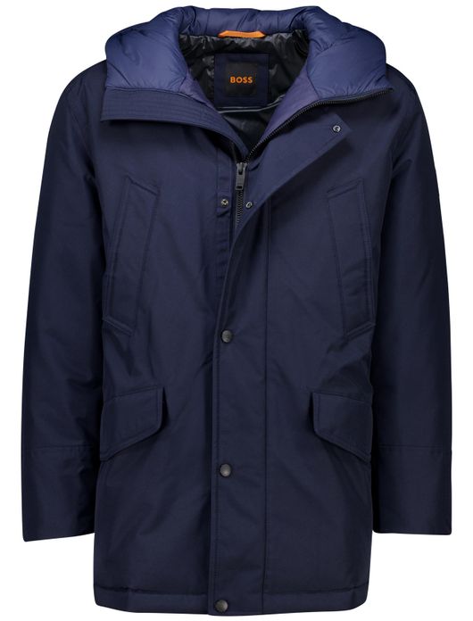 Boss Orange Osiass winterjas donkerblauw