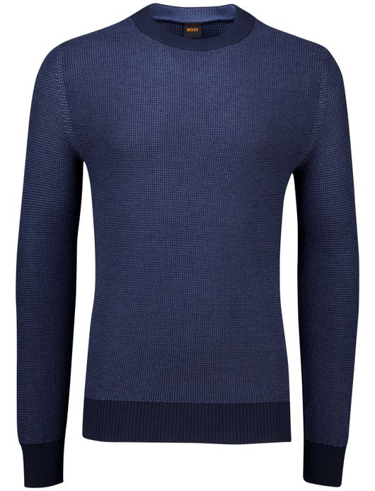 Boss orange trui donkerblauw