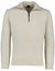 trui BOSS beige half zip wol
