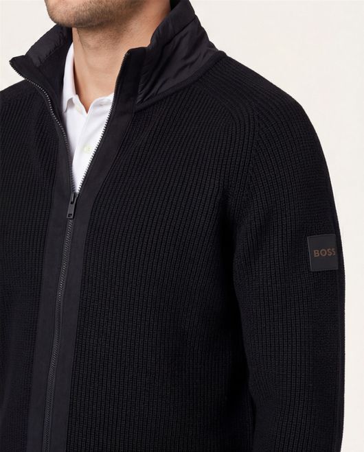 vest zwart Boss orange