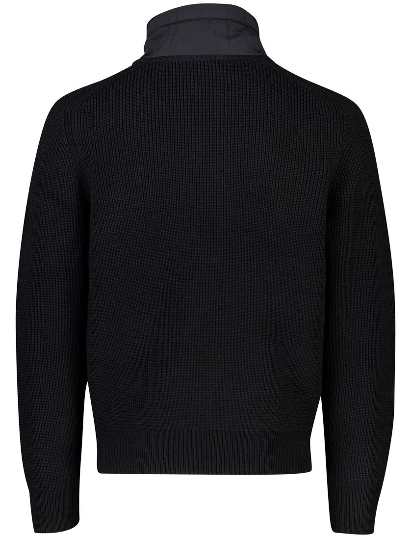 BOSS Orange vest Zwart Kigloo relaxed fit effen