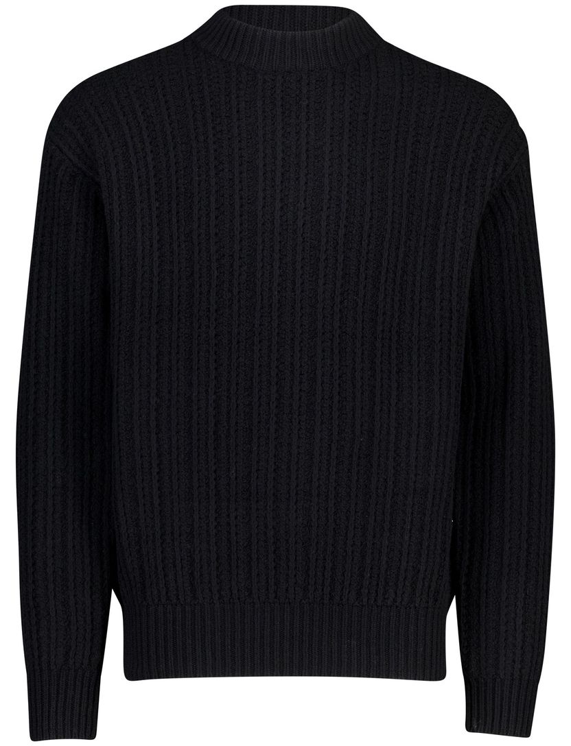 zwarte Boss Orange Korth trui