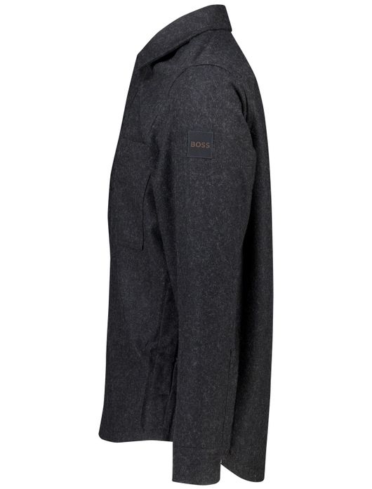 BOSS Orange Locky 2 overshirt zwart