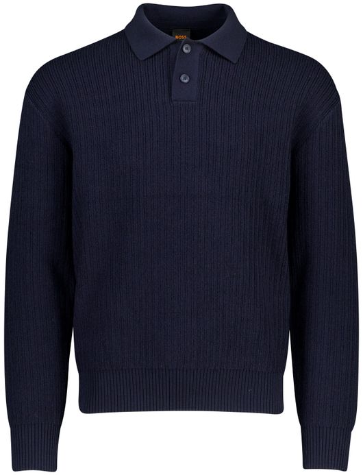 trui donkerblauw Boss orange