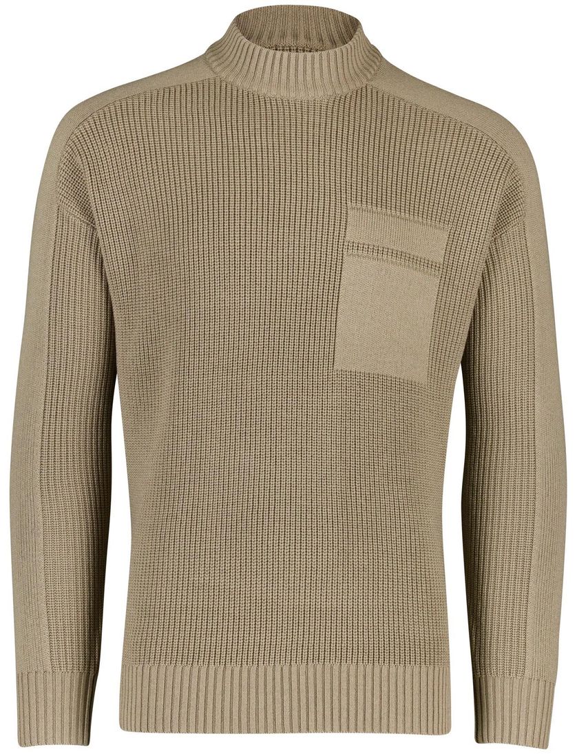 trui Boss orange beige effen wol