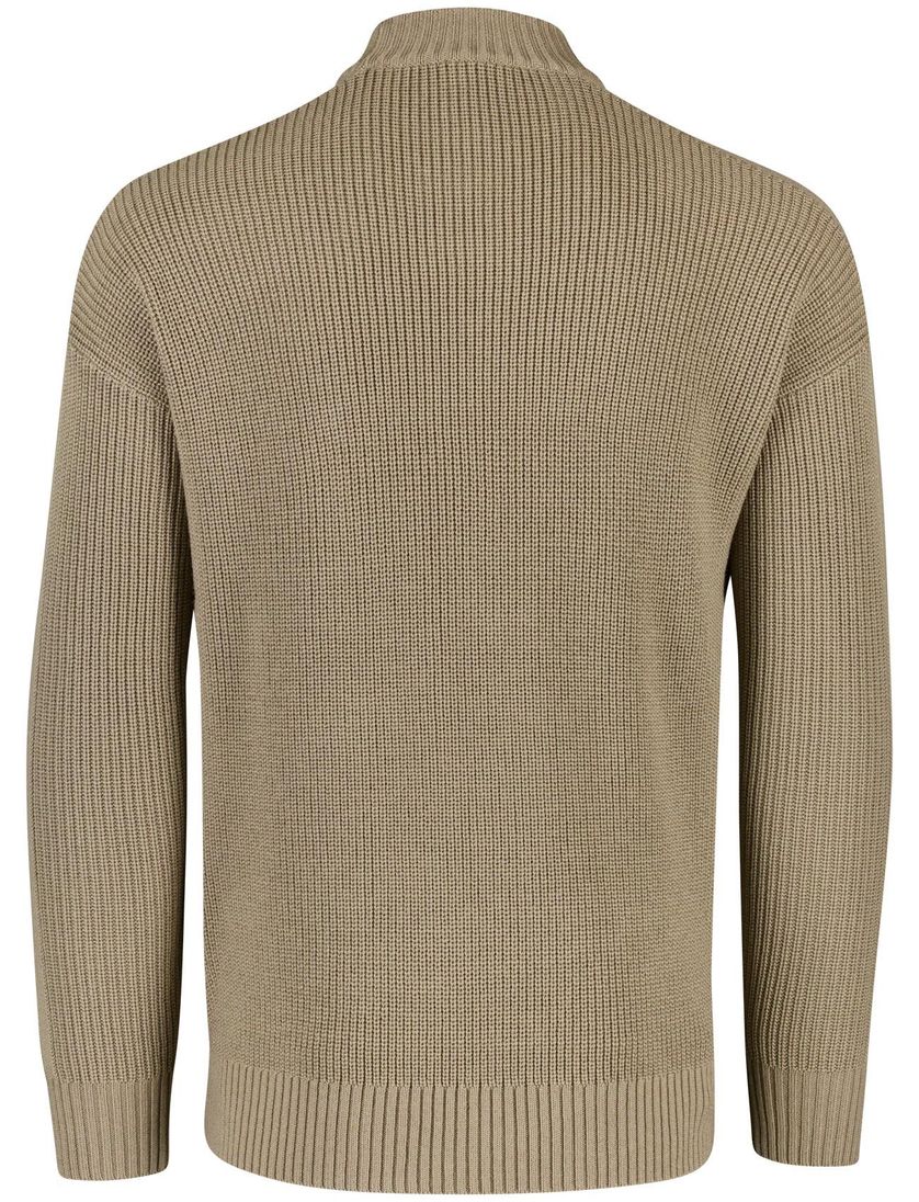 trui Boss orange beige effen wol