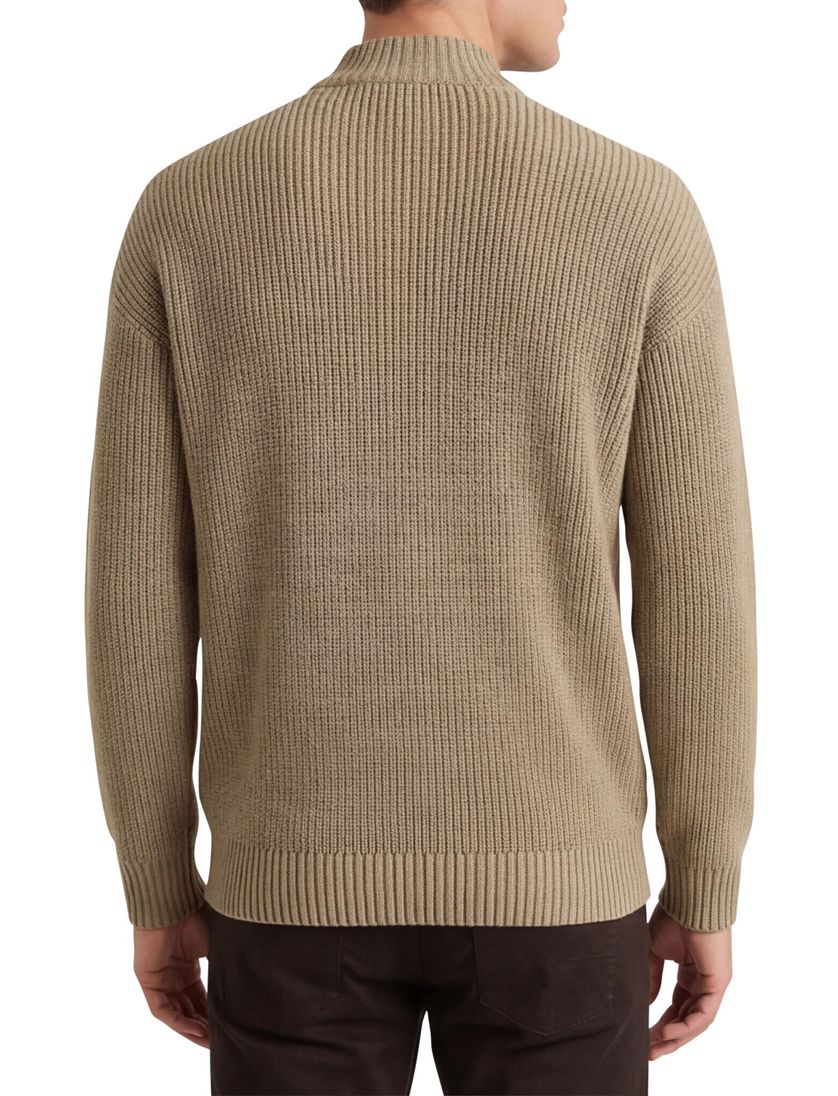 trui Boss orange beige effen wol