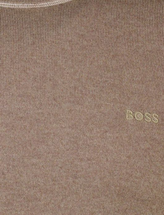 Boss Orange Estafo Trui Bruin 100% wol