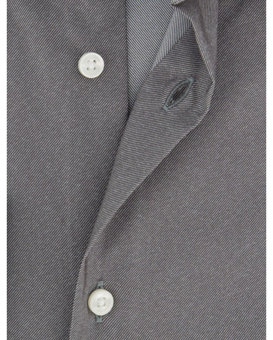 Boss Black business overhemd grijs