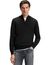 Boss Black trui half zip zwart effen normale fit