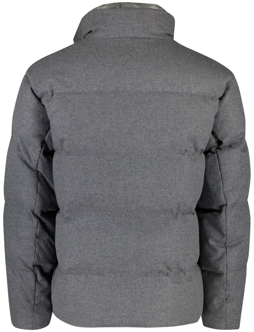 Boss Black premium down winterjas grijs