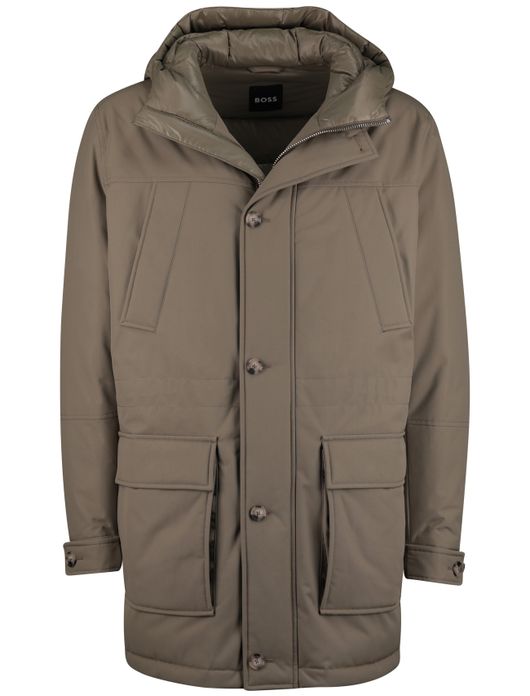 BOSS Black winterjas H-Detoni bruin