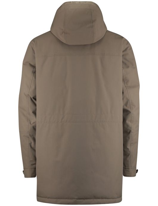 BOSS Black winterjas H-Detoni bruin effen