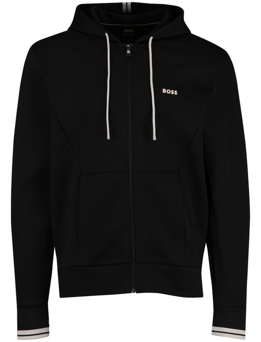 Boss Green Vest zwart witte koorden