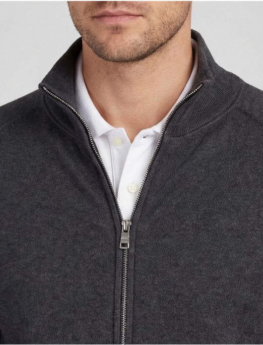 BOSS Black H-Idinovest grijs katoen