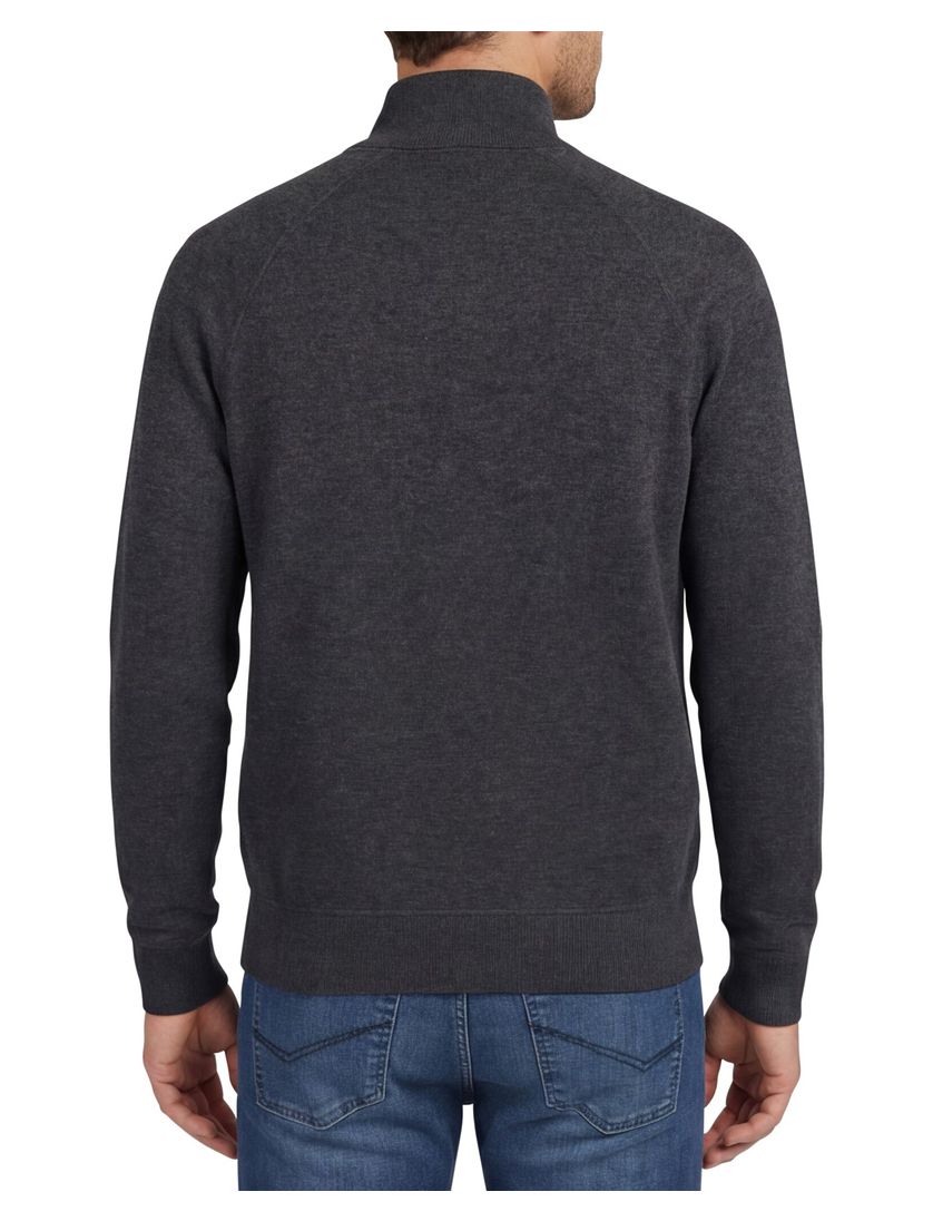 katoen vest Boss Black grijs