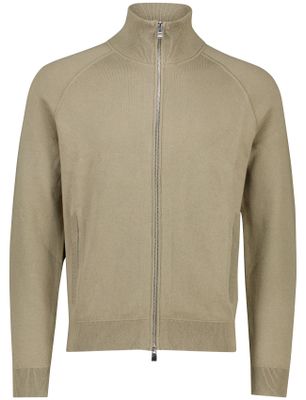 Hugo Boss BOSS Black H-Idino vest bruin katoen regular fit zonder capuchon