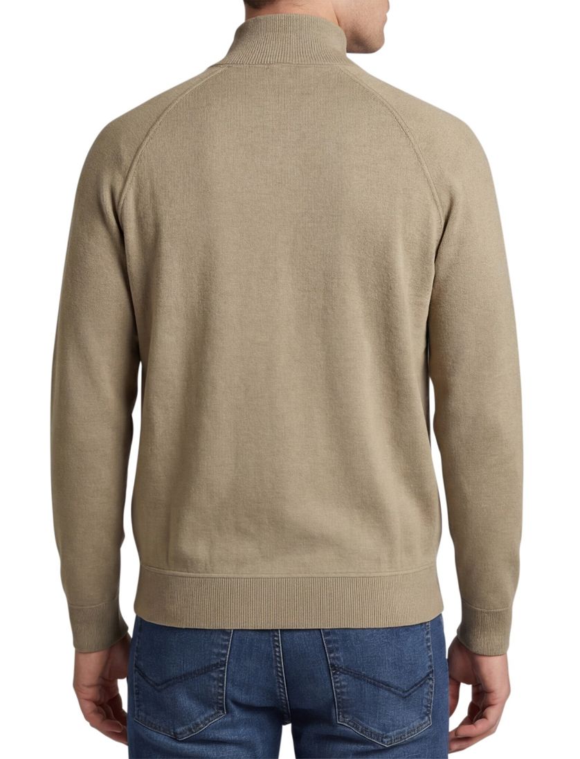 BOSS Black H-Idino vest bruin katoen regular fit zonder capuchon