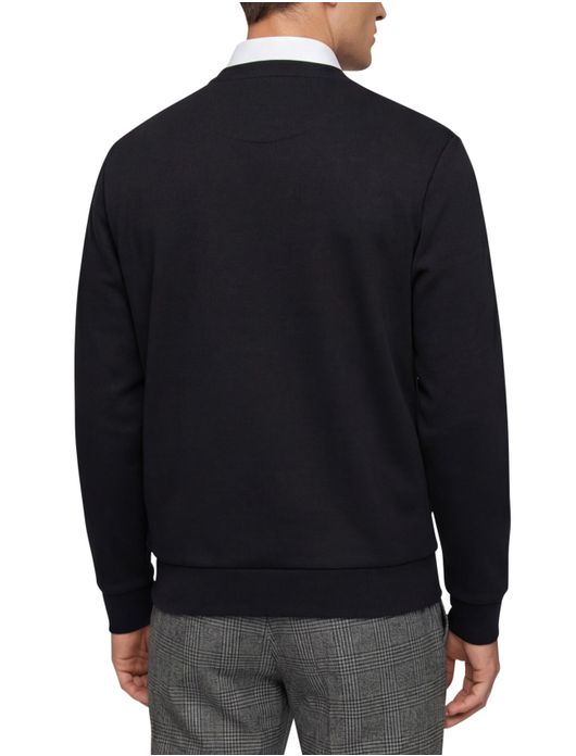 Boss Green sweater zwart logo