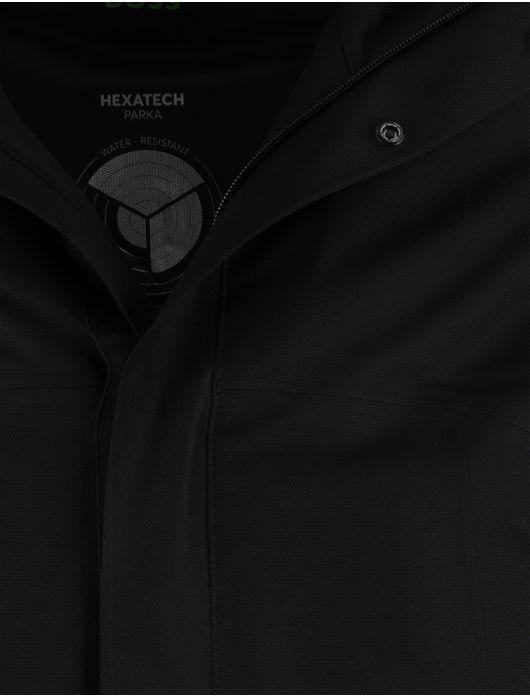 BOSS Orange winterjas OW Hexatech Parka Black