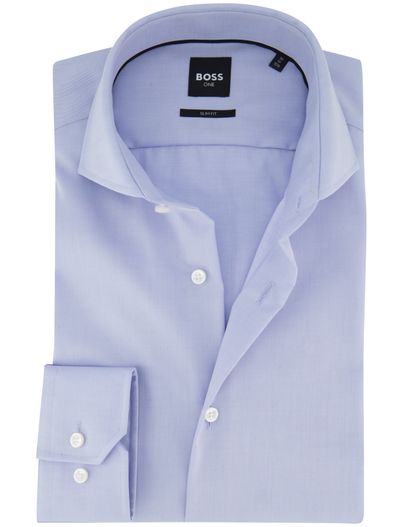 Hugo Boss Zakelijk slim fit overhemd BOSS One lichtblauw