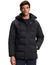 Boss Green Winterjas donkerblauw regular fit effen
