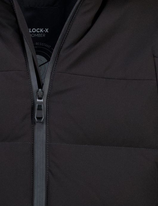 Boss Green winterjas zwart puffer met capuchon