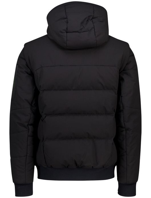 Boss Green winterjas zwart puffer met capuchon