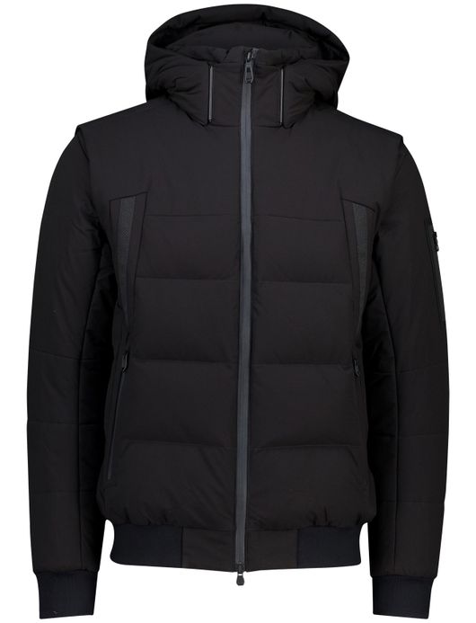 Boss Green winterjas zwart puffer met capuchon