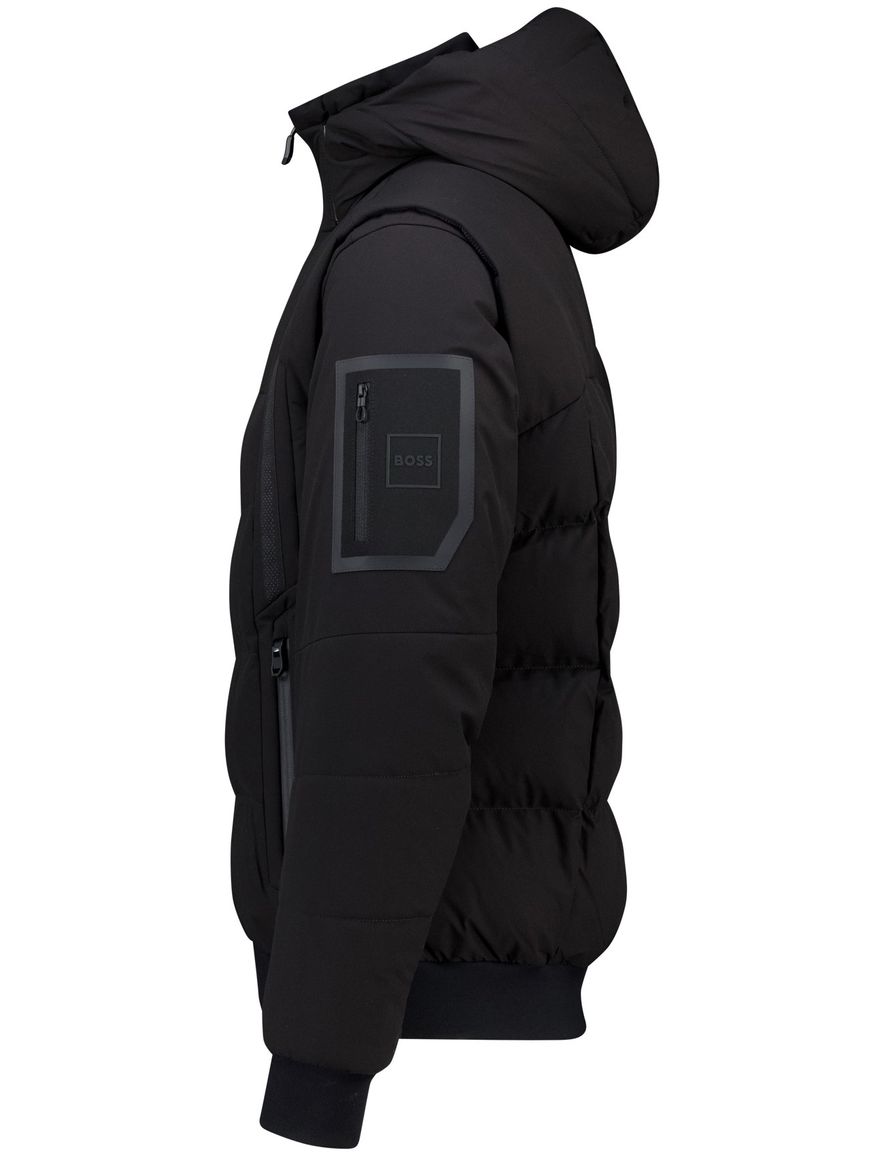 winterjas zwart Boss Green