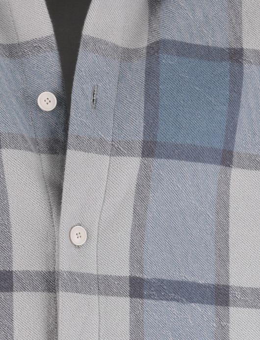 Boss Orange locky 2 overshirt geruit blauw