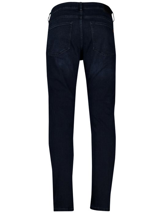 Boss orange jeans slim fit donkerblauw katoen