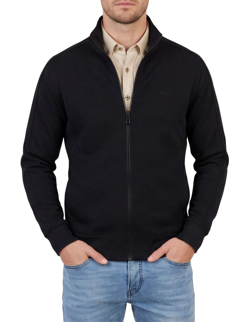 zwart Boss Green Mirror vest