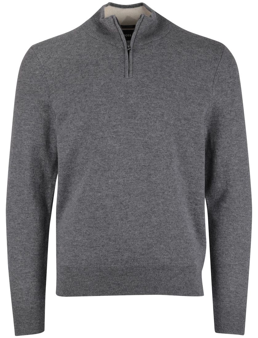 Boss Black H-Hemarlo grijs effen lamswol