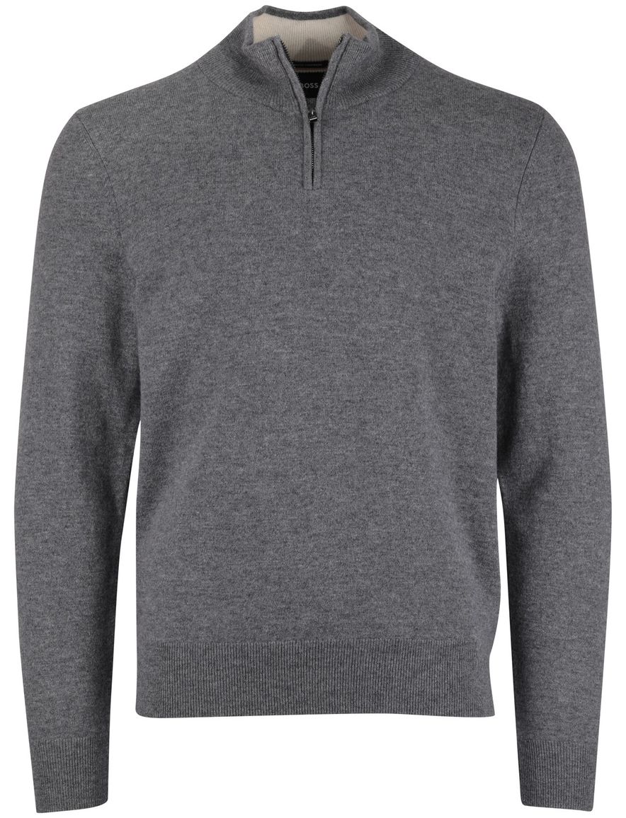 Boss Black H-Hemarlo lamswol grijs effen