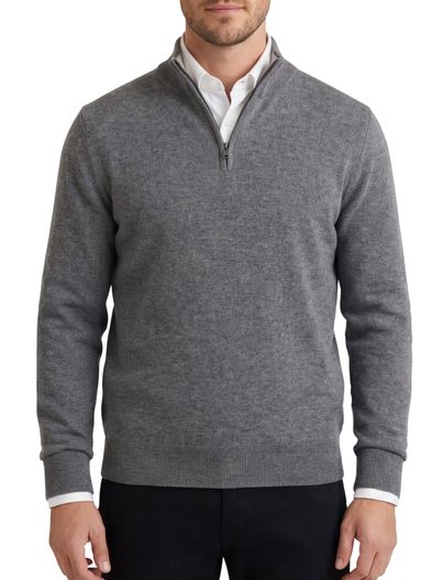 Hugo Boss Boss Black H-Hemarlo grijs effen lamswol