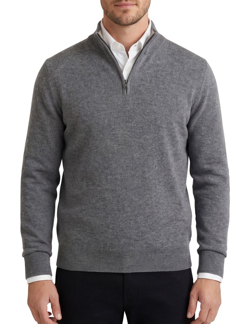 Boss Black H-Hemarlo grijs effen lamswol