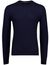 Boss Black Habito trui navy gebreid effen
