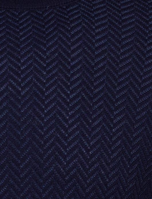 Boss Black Habito trui navy gebreid effen