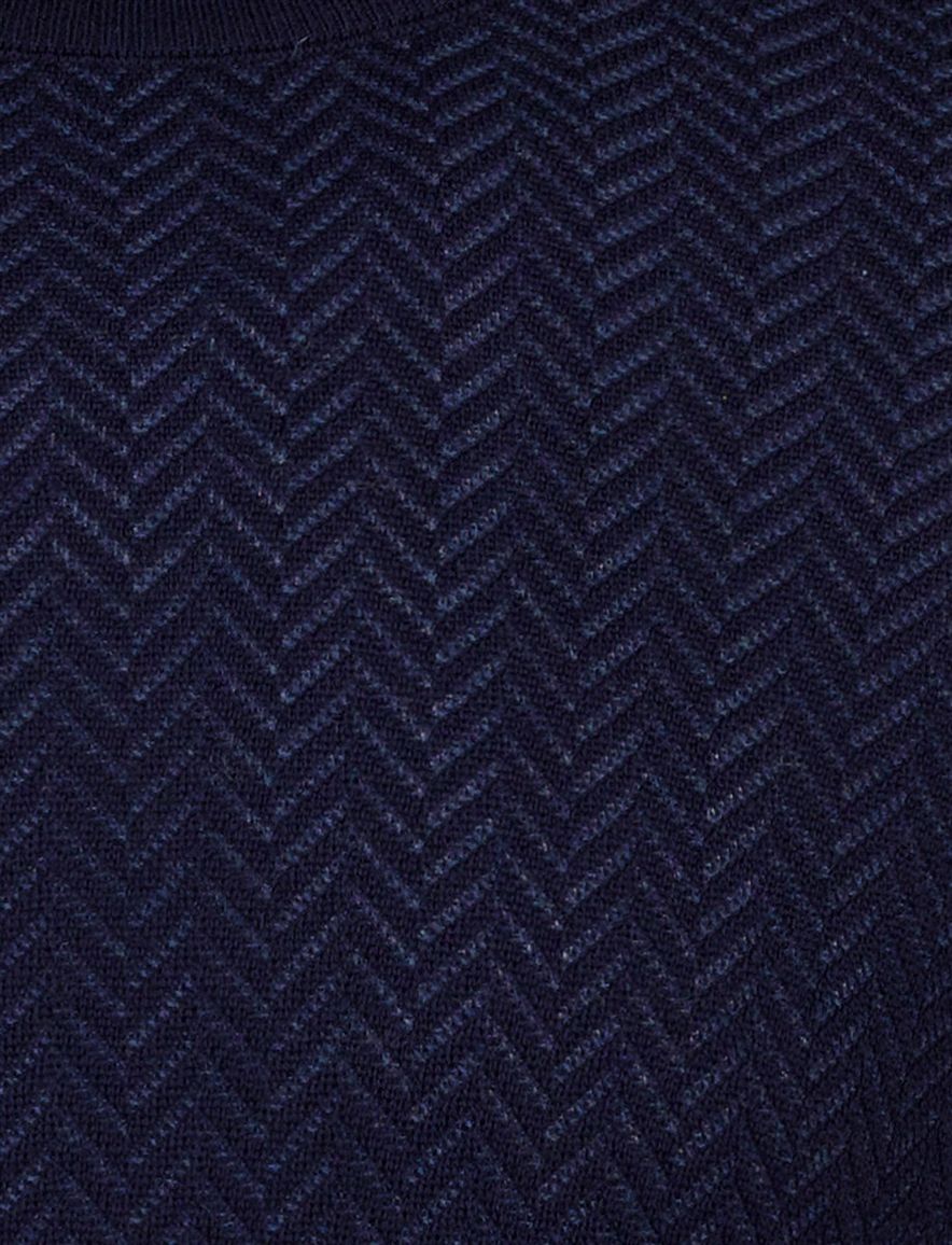 Boss Black Habito trui navy gebreid effen