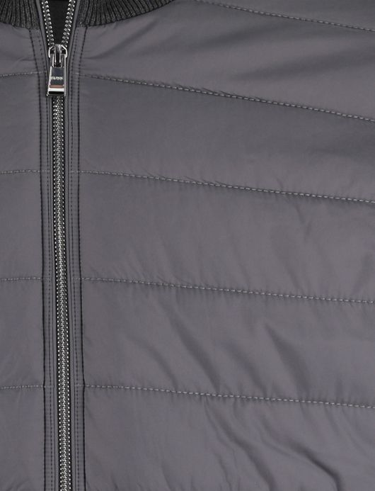 BOSS Black outdoorvest H-Hernesto grijs effen