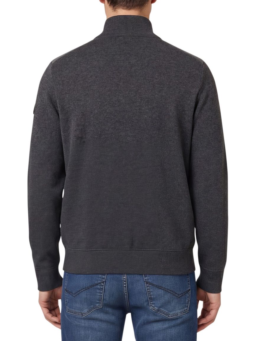 BOSS Black outdoorvest H-Hernesto grijs effen