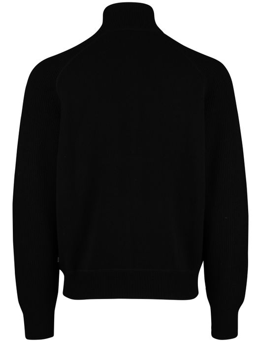 Boss Black Vest zwart 100% lamswol