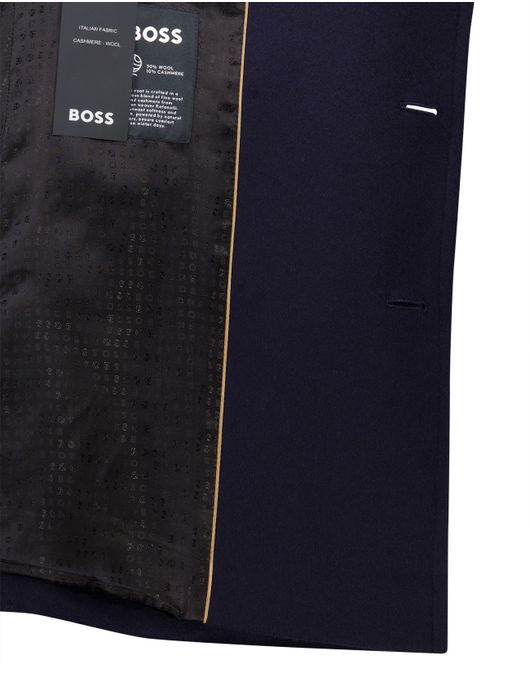 winterjas donkerblauw Boss Black