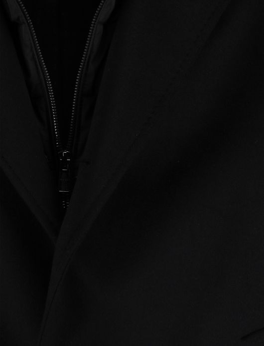 Winterjas  Boss Black zwart wol