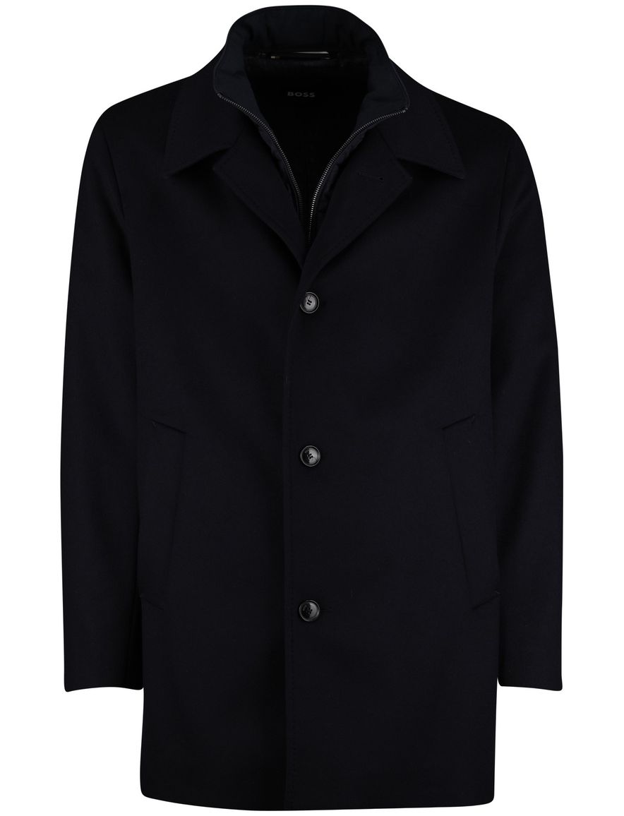 BOSS Black H-Clark winterjas H-Clark-Bib-S navy effen