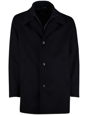 Hugo Boss BOSS Black H-Clark winterjas H-Clark-Bib-S navy manteljas