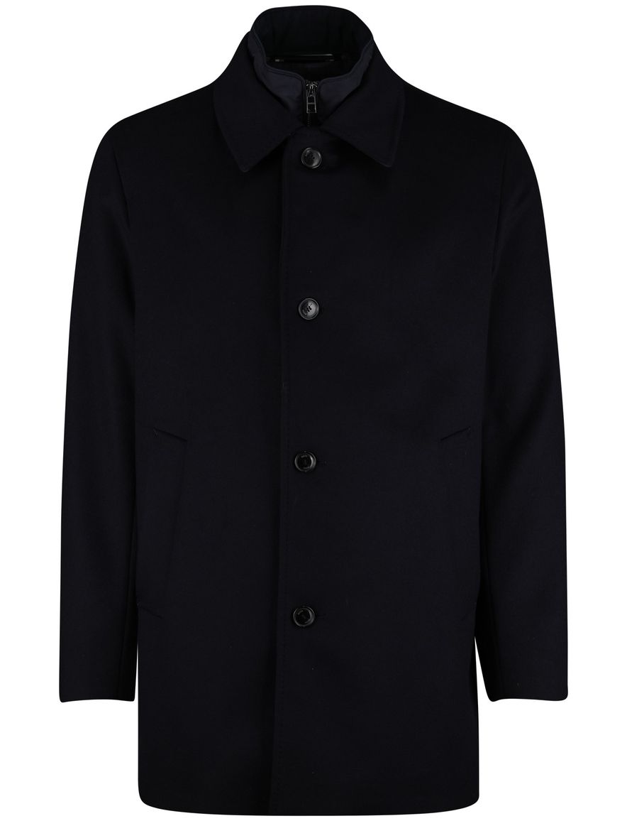 BOSS Black H-Clark winterjas H-Clark-Bib-S navy effen