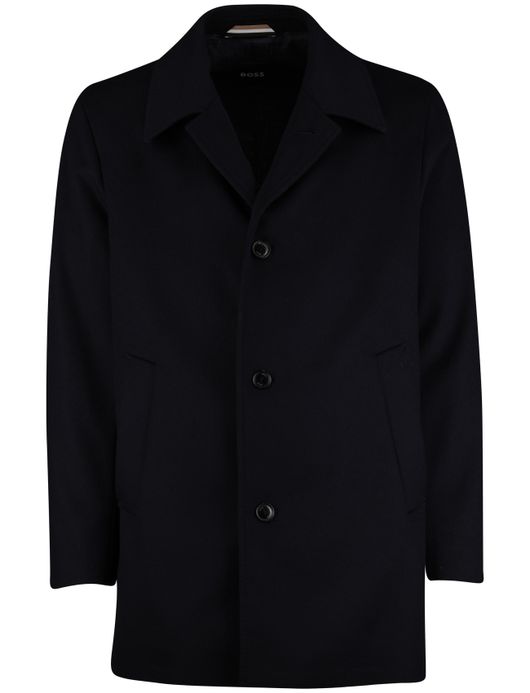 BOSS Black H-Clark winterjas H-Clark-Bib-S navy effen