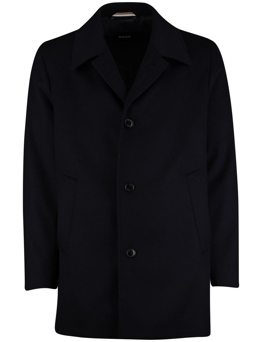 BOSS Black H-Clark winterjas H-Clark-Bib-S navy manteljas